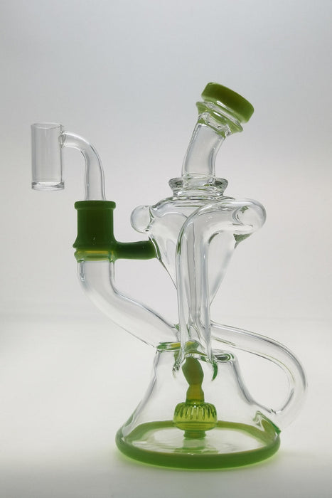 TAG - 9.5" Super Slit Donut Dual Arm Recycler (14MM Female)