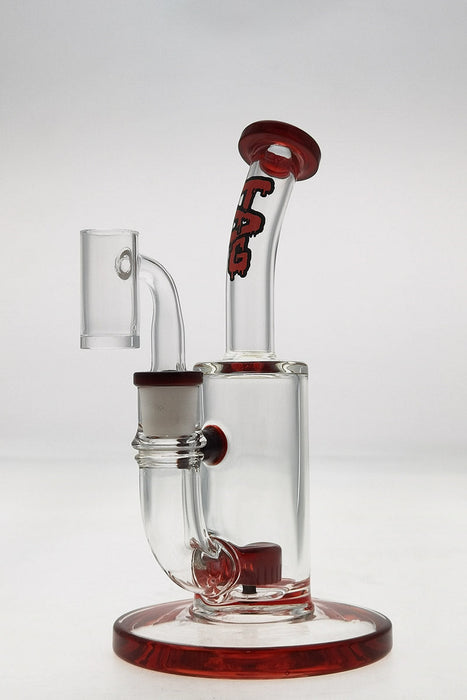 TAG - 7" Bent Neck Fixed Showerhead Puck Diffuser 44x4MM (14MM Female)