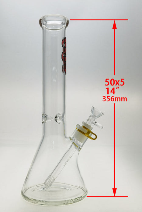 TAG - 14" Beaker 50x5MM - 18/14MM Downstem (4.00")