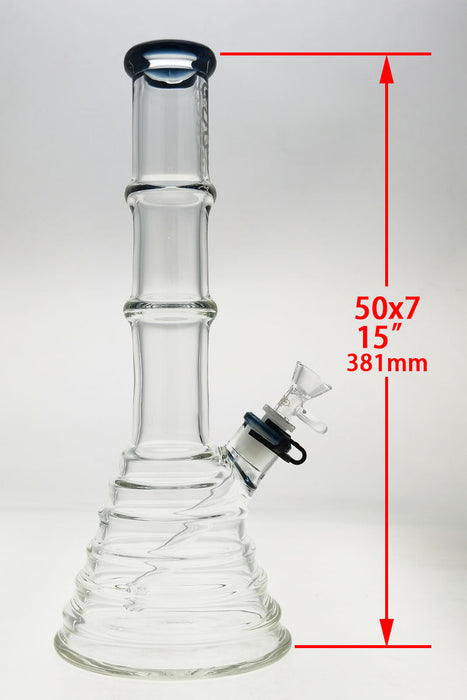 TAG - 15" Beaker Bamboo 50x7MM (4.50") 18/14MM Downstem