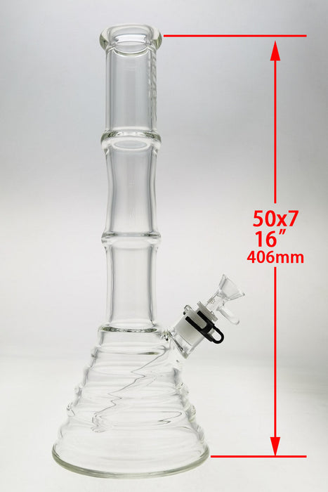 TAG - 15" Beaker Bamboo 50x7MM (4.50") 18/14MM Downstem