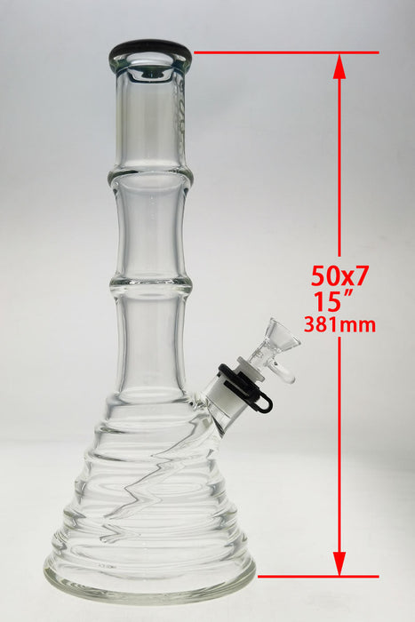 TAG - 15" Beaker Bamboo 50x7MM (4.50") 18/14MM Downstem