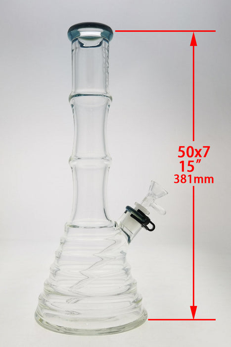 TAG - 15" Beaker Bamboo 50x7MM (4.50") 18/14MM Downstem
