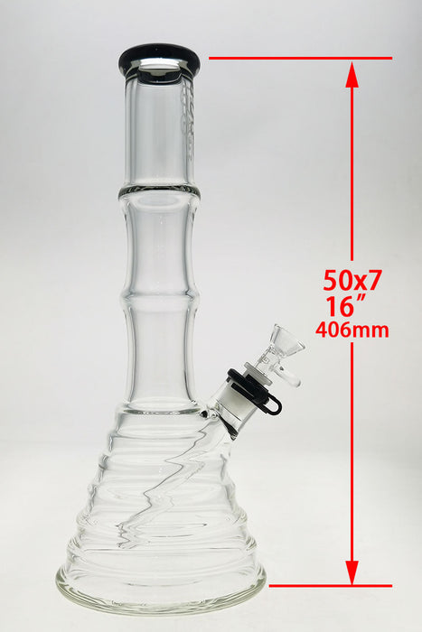 TAG - 15" Beaker Bamboo 50x7MM (4.50") 18/14MM Downstem