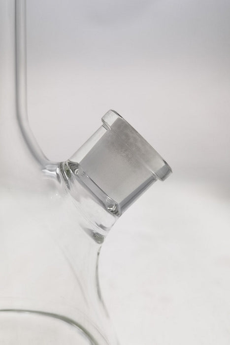 TAG - 20" Beaker 50x5MM - 18/14MM Downstem (5.00") Wavy Sandblasted Logo - Clear .01