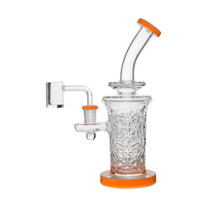 FLARED HELIX CARVED DAB RIG SERIES