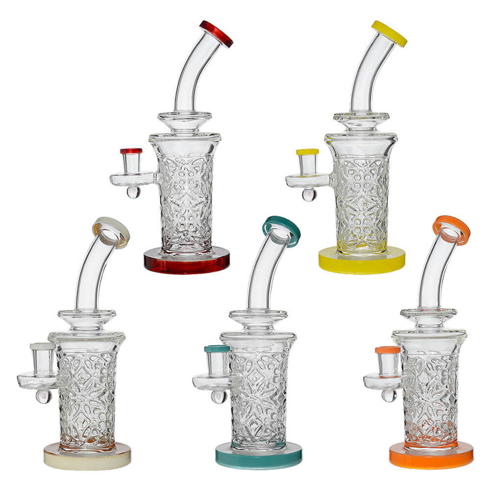 FLARED HELIX CARVED DAB RIG SERIES