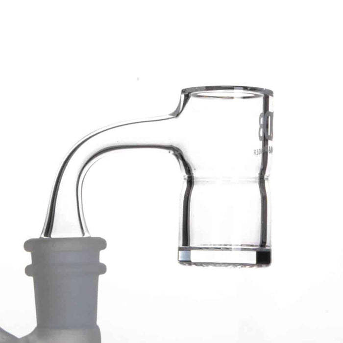 Full Weld Waffle Banger with Splash Guard - 14.5mm Quartz Banger
