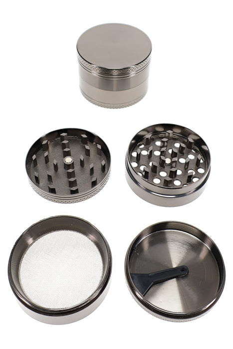 4-Part Metal Herb Grinder “Grip Ring” – 2″