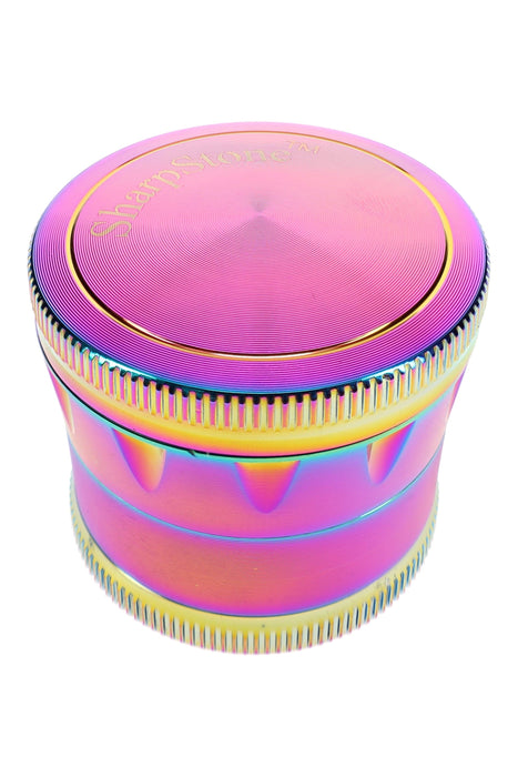 Rainbow 4-Part Metal Herb Grinder – 2″