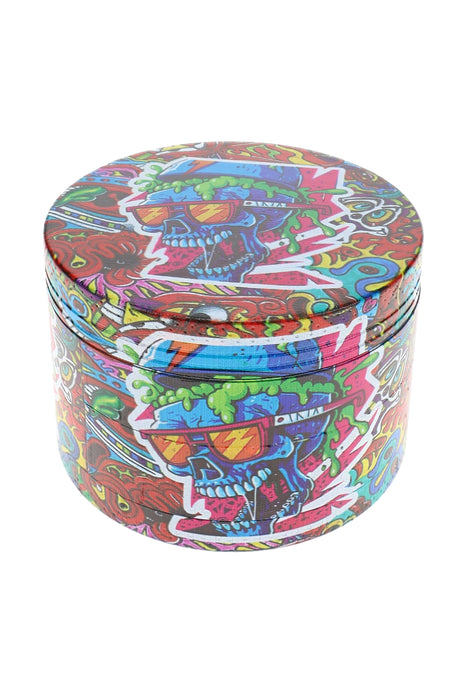 Metal Decal 4-Part Herb Grinder – 2½″