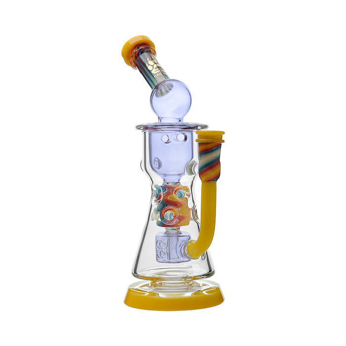 Calibear WigWag Seed Of Life Percolator Incycler Dab Rig