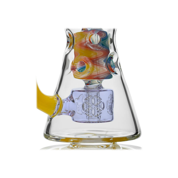 Calibear WigWag Seed Of Life Percolator Incycler Dab Rig
