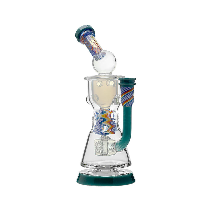 Calibear WigWag Seed Of Life Percolator Incycler Dab Rig