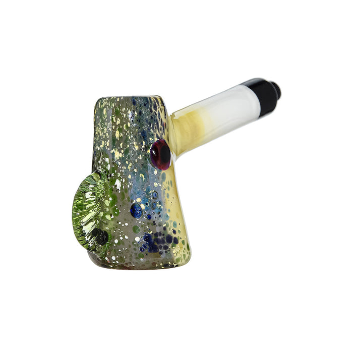 GLASS PUFFER FISH SCULPTED HAND PIPE