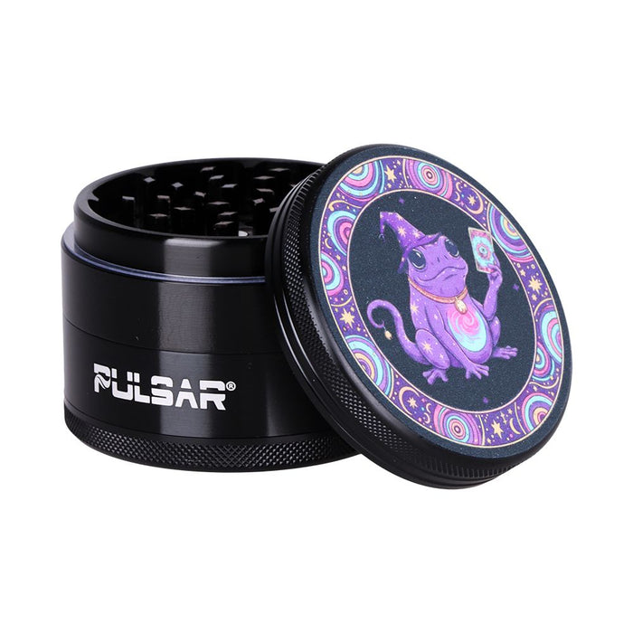 6PC DISPLAY - Pulsar Design Series Grinder - 2.5" / 4pc / Assorted Designs