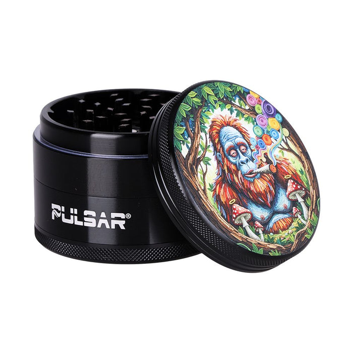 6PC DISPLAY - Pulsar Design Series Grinder - 2.5" / 4pc / Assorted Designs