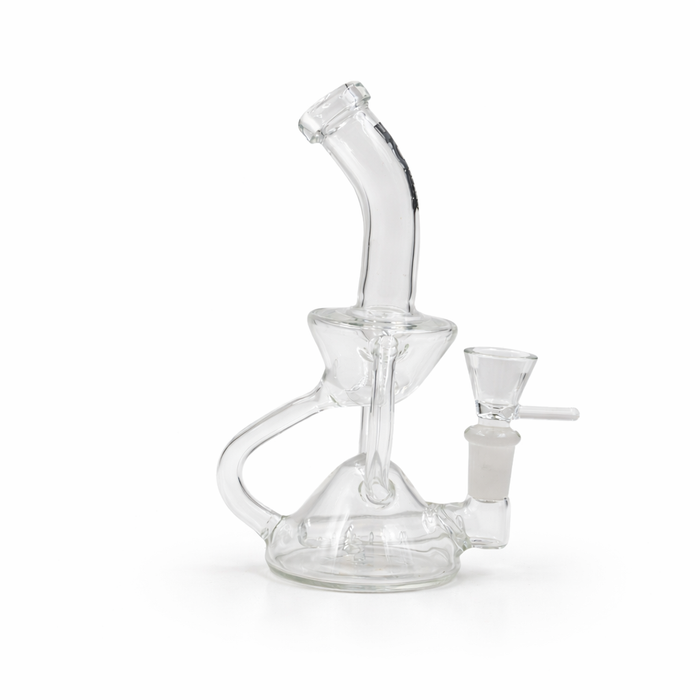 ClearFlux 7” Glass Recycler Bong