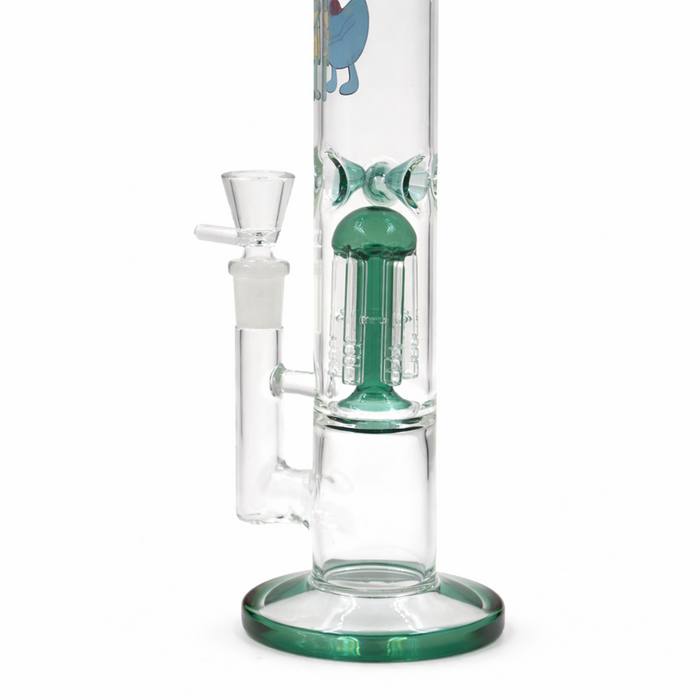 Galactic 6-Arm Straight Tube Bong
