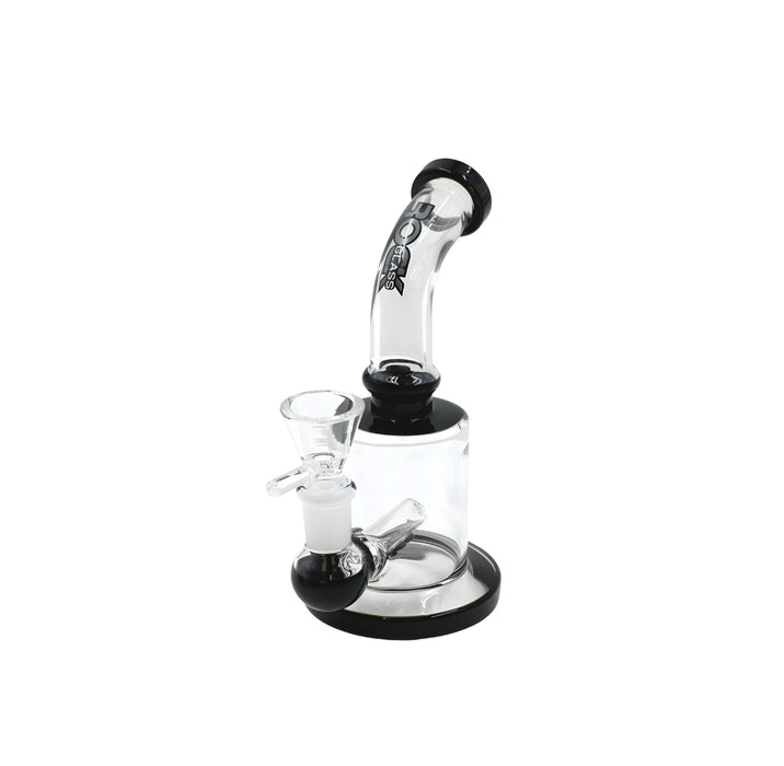 Rock Glass 6" Inline Perc Bong