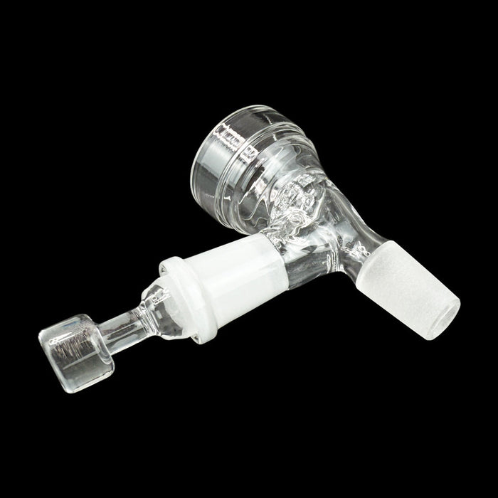 Glass Flower Bowl with Pass-Through Carb