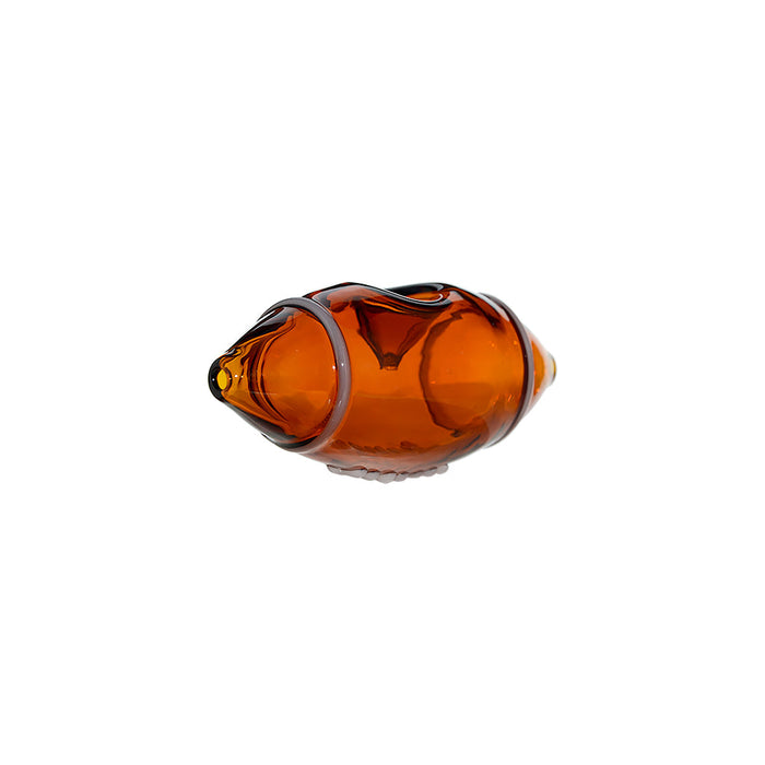 HANDMADE GLASS FISHBONE SPOON PIPE