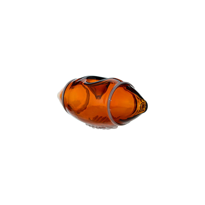 HANDMADE GLASS FISHBONE SPOON PIPE