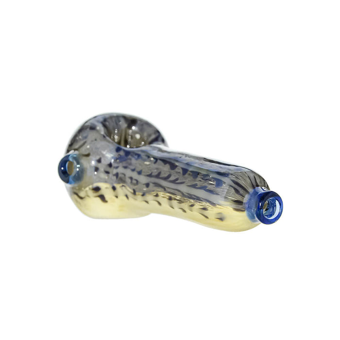 HANDMADE GLASS FISH SPOON PIPE