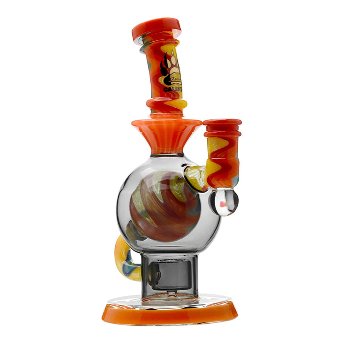 HEADY WIGWAG BALL RIG WITH ENCASED OPAL FLOWER OF LIFE PERC