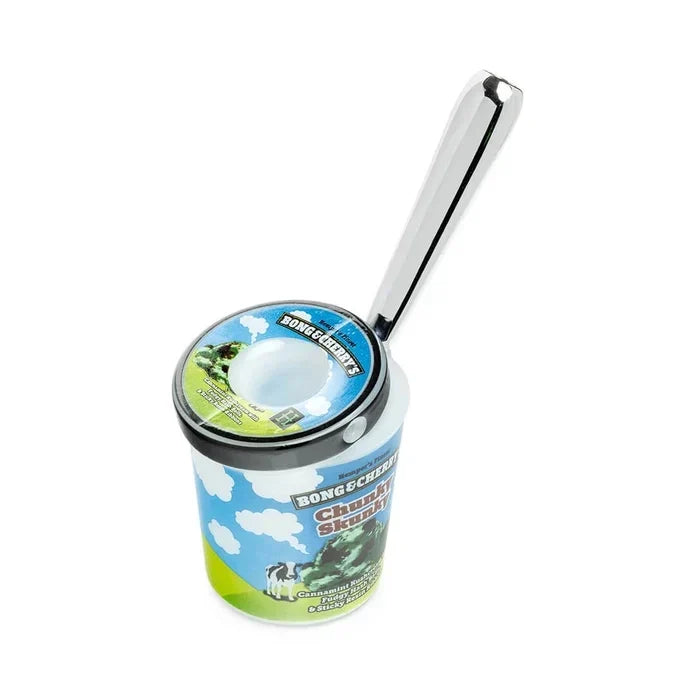 HEMPER Bong & Cherry’s Ice Cream Glass Hand Pipe