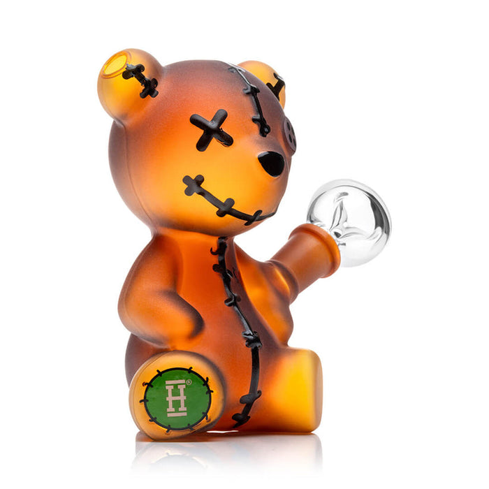 Hemper Scare Bears Teddy Bear Bong – 5.5″ – Amber
