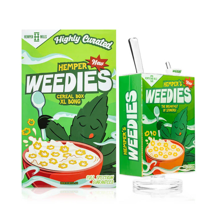 Hemper Weedies Cereal Box XL Glass Bong
