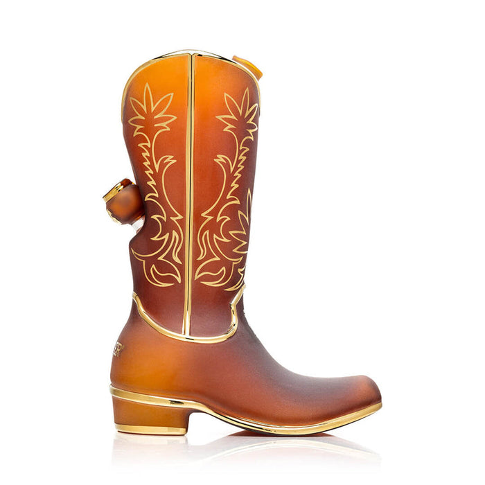 Hemper 9″ Wild West Cowboy Boot XL Glass Bong