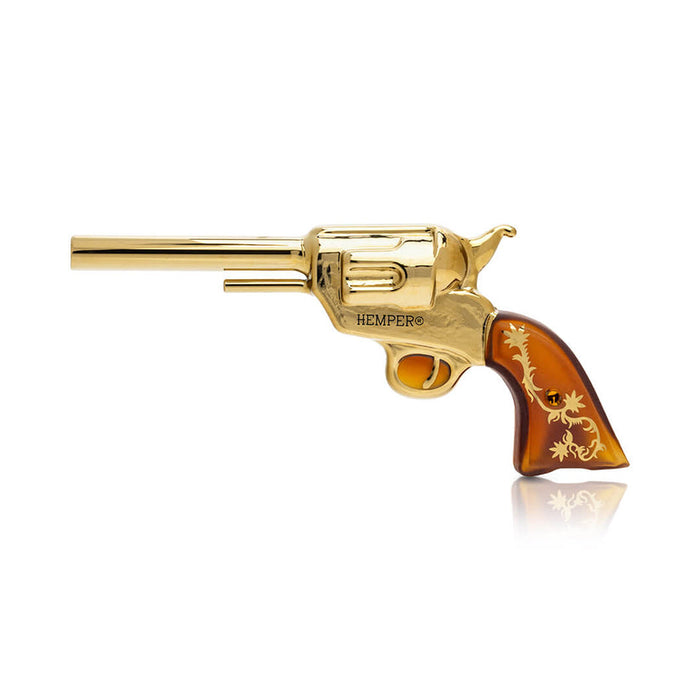 Hemper Wild West Peacemaker Revolver Hand Pipe – 6.1″