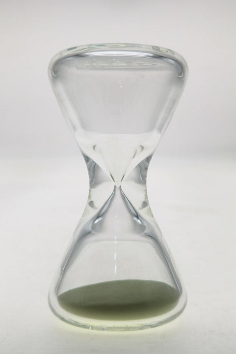 TAG - 3.5" Hour Glass with Glow in the Dark Sand