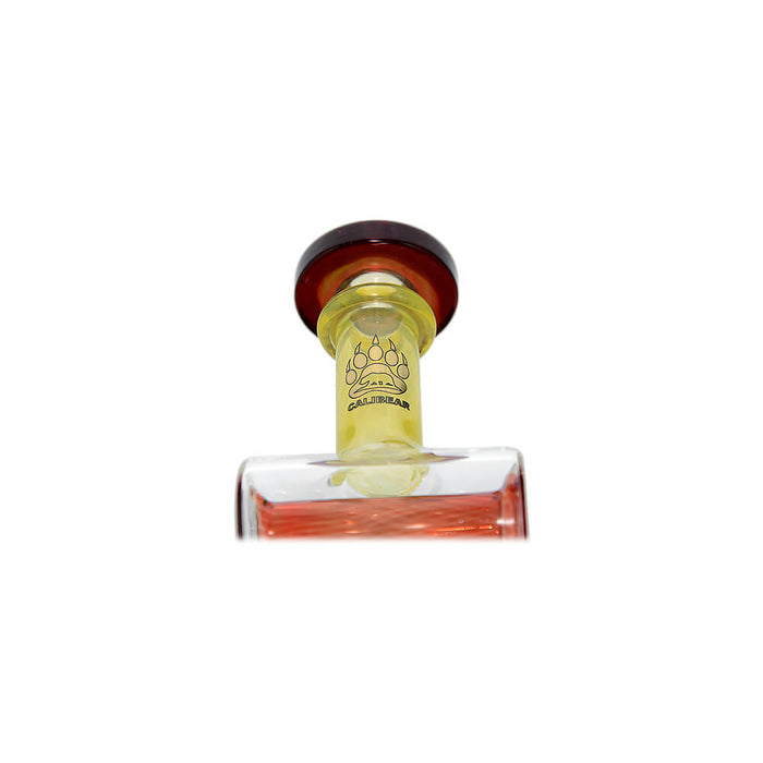 Calibear Honeycomb Twisted Recycler Dab Rig | 8" Borosilicate Glass Rig with Honeycomb Chamber & Twisted Recycler
