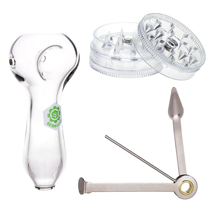 3CT BUNDLE - SeshGear Hand Pipe Travel Kit - 4"