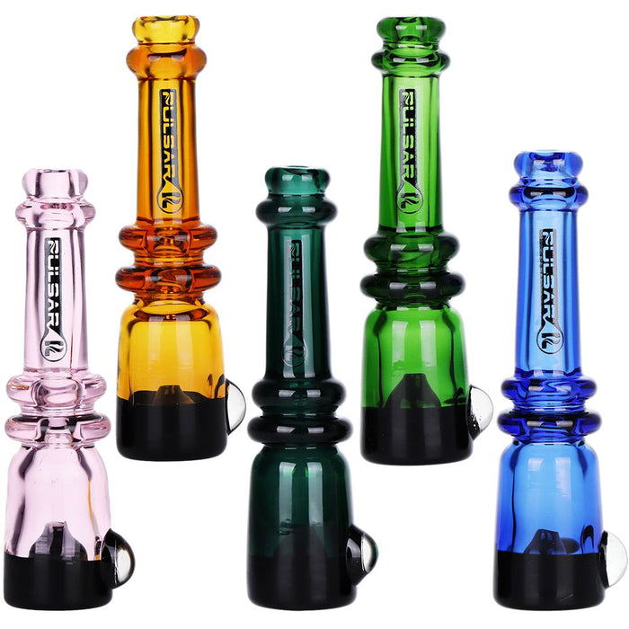 5CT BUNDLE - Pulsar Maria Chillum - 3.75" / Amber, Blue, Green, Pink, Teal