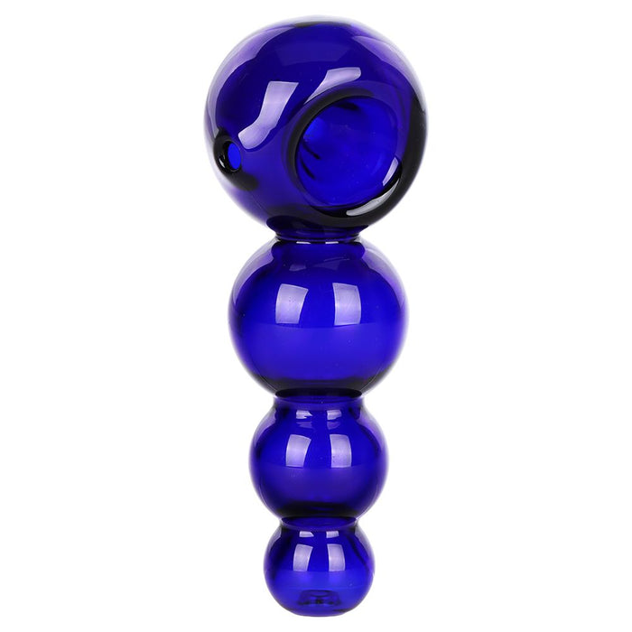 4CT BUNDLE - Pulsar Spherical Spoon Pipe - 4" / Blue, Green, Pink, Smoke