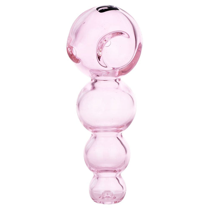 4CT BUNDLE - Pulsar Spherical Spoon Pipe - 4" / Blue, Green, Pink, Smoke