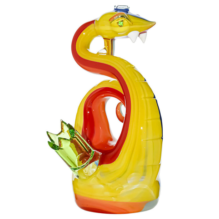 Calibear Heady Wigwag Snake Dab Rig W / Opal Eyes