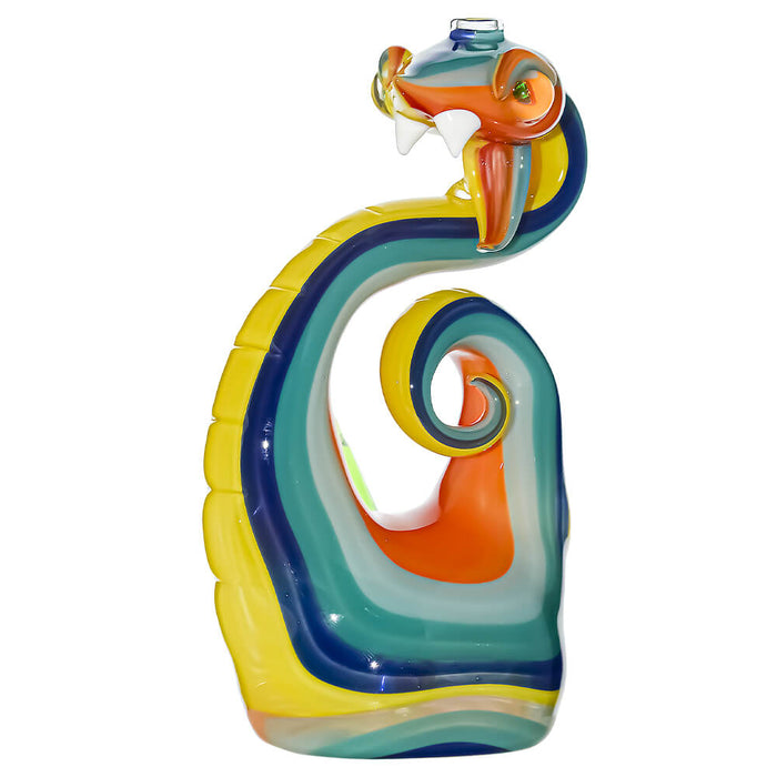 Calibear Heady Wigwag Snake Dab Rig W / Opal Eyes