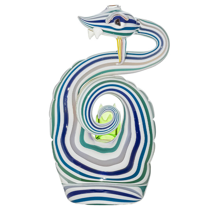 Calibear Heady Wigwag Snake Dab Rig W / Opal Eyes