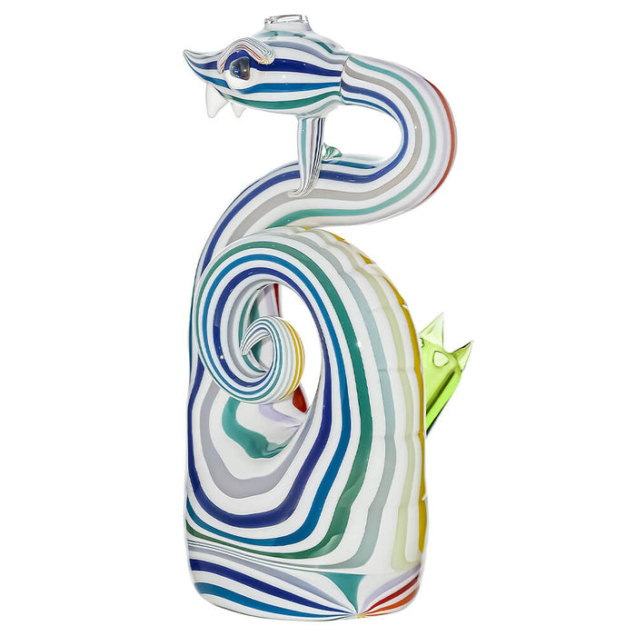 Calibear Heady Wigwag Snake Dab Rig W / Opal Eyes