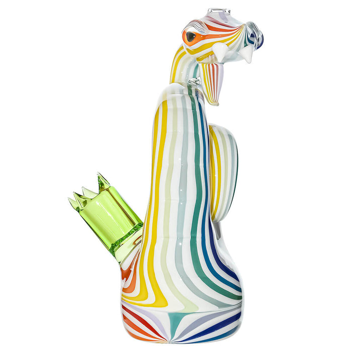 Calibear Heady Wigwag Snake Dab Rig W / Opal Eyes