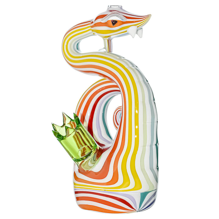 Calibear Heady Wigwag Snake Dab Rig W / Opal Eyes