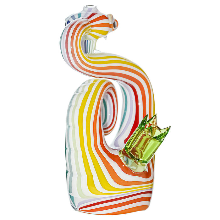 Calibear Heady Wigwag Snake Dab Rig W / Opal Eyes