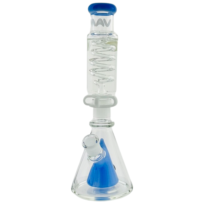 Mini Lavender Slitted Pyramid Beaker Freezable Coil System