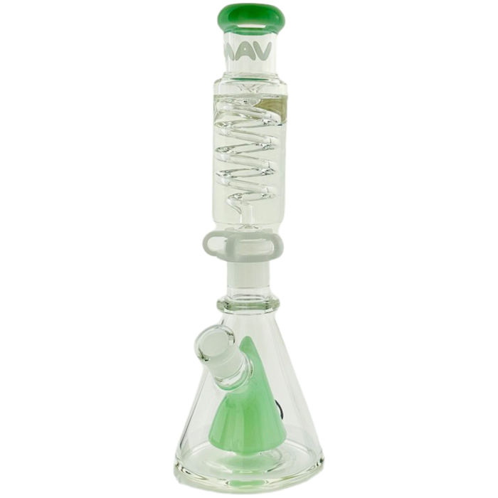 Mini seafoam Slitted Pyramid Beaker Freezable Coil System