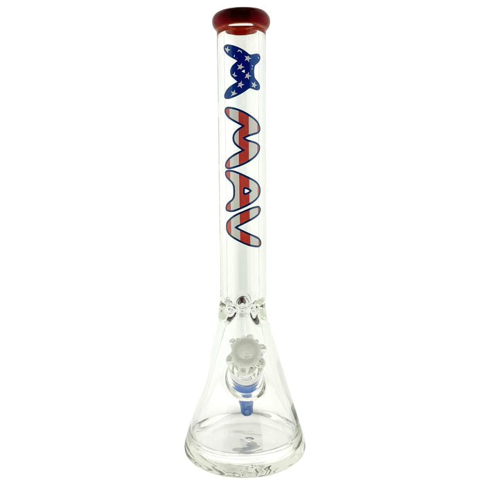 America! 18" 9mm thick beaker red lip USA 250 year limited celebration edition